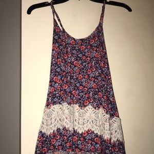Floral Spaghetti Strapped Top